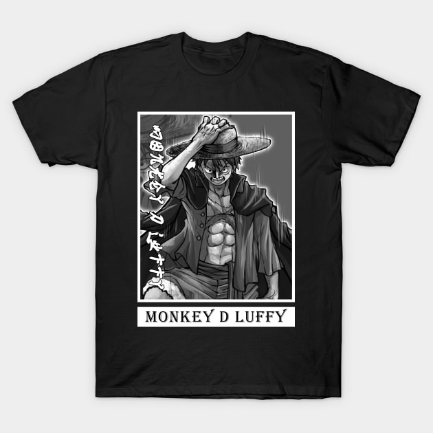 monkey d luffy T-Shirt by HokiShop